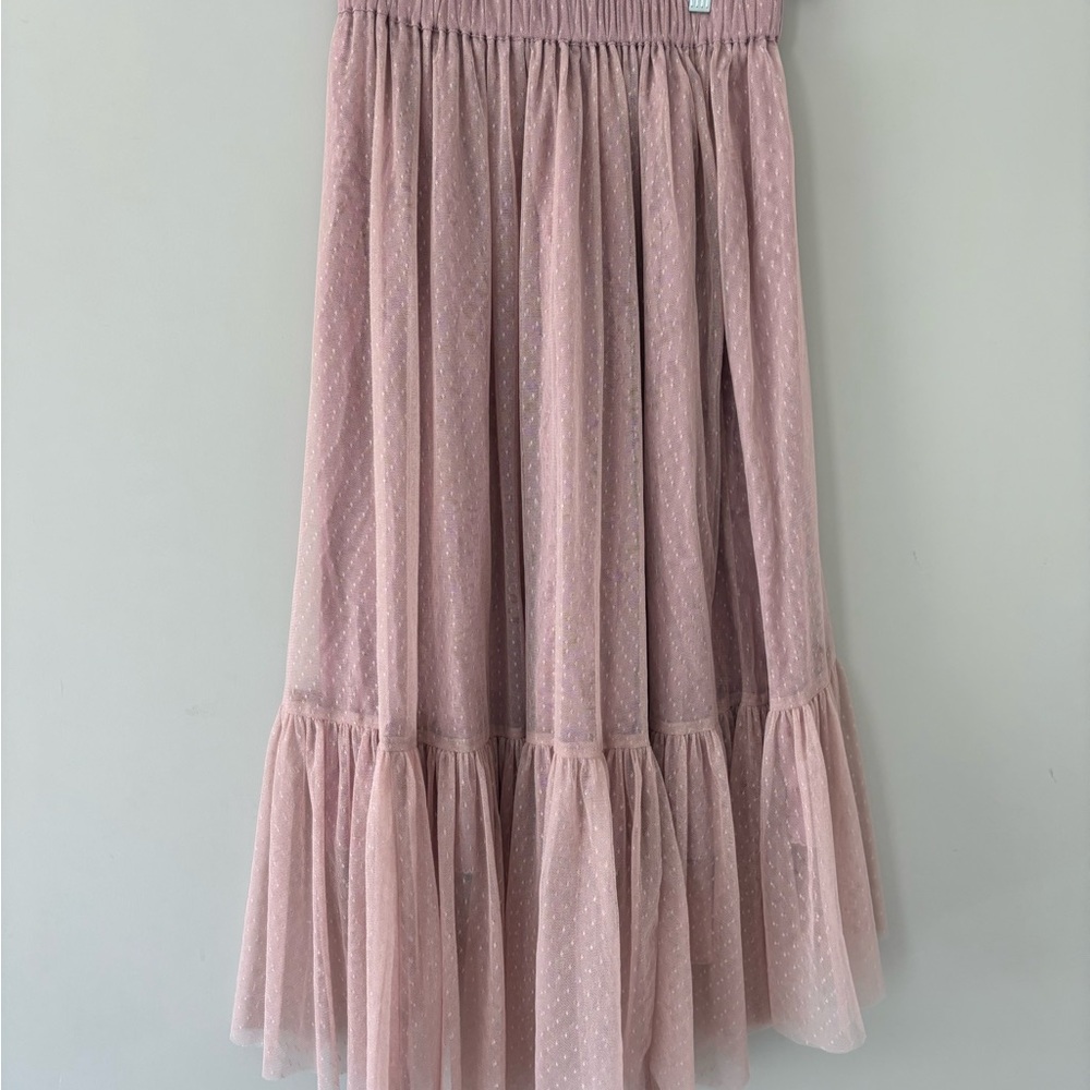 Elegant Pink Tulle Skirt